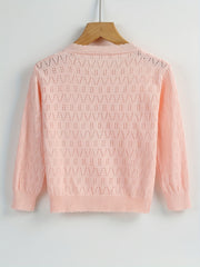 Baby's Knitted Cardigan Sun Protection Coat