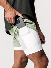 Men's Active Quick Dry Stretch Shorts with Pocket
