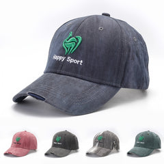Vintage Distressed Embroidery Baseball Cap Man Unisex Sun Hat Outdoor