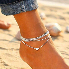 Elephant Sun Boho Alloy Anklet Foot Jewelry Beach Decor