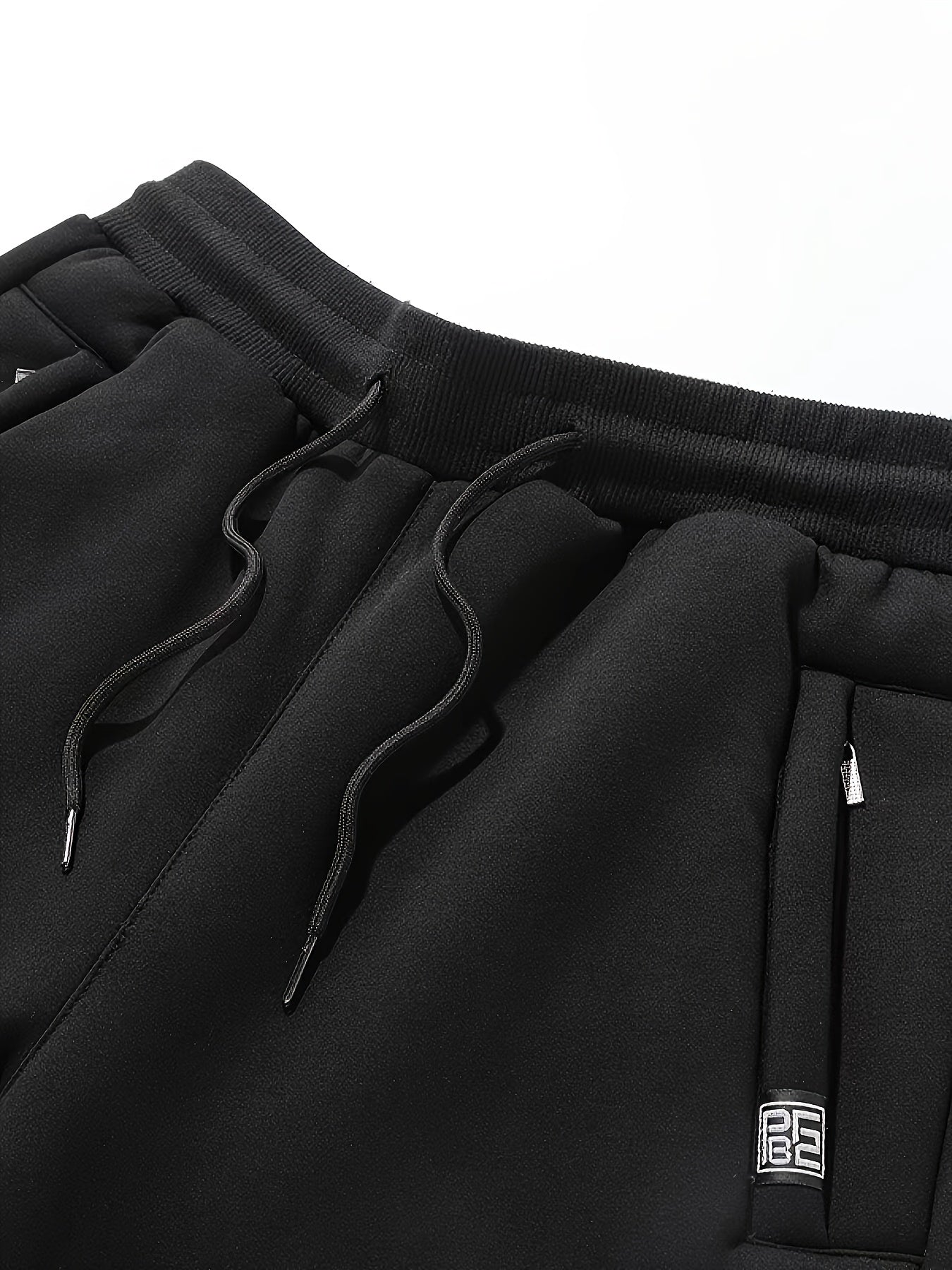 Men's Winter Active Sherpa Lined Sweatpants Fleece Jogger Pants
