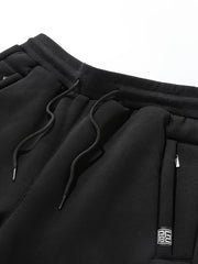 Men's Winter Active Sherpa Lined Sweatpants Fleece Jogger Pants