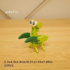 Insect Building Blocks Set - Bees, Ladybugs, Fireflies, Dragonflies