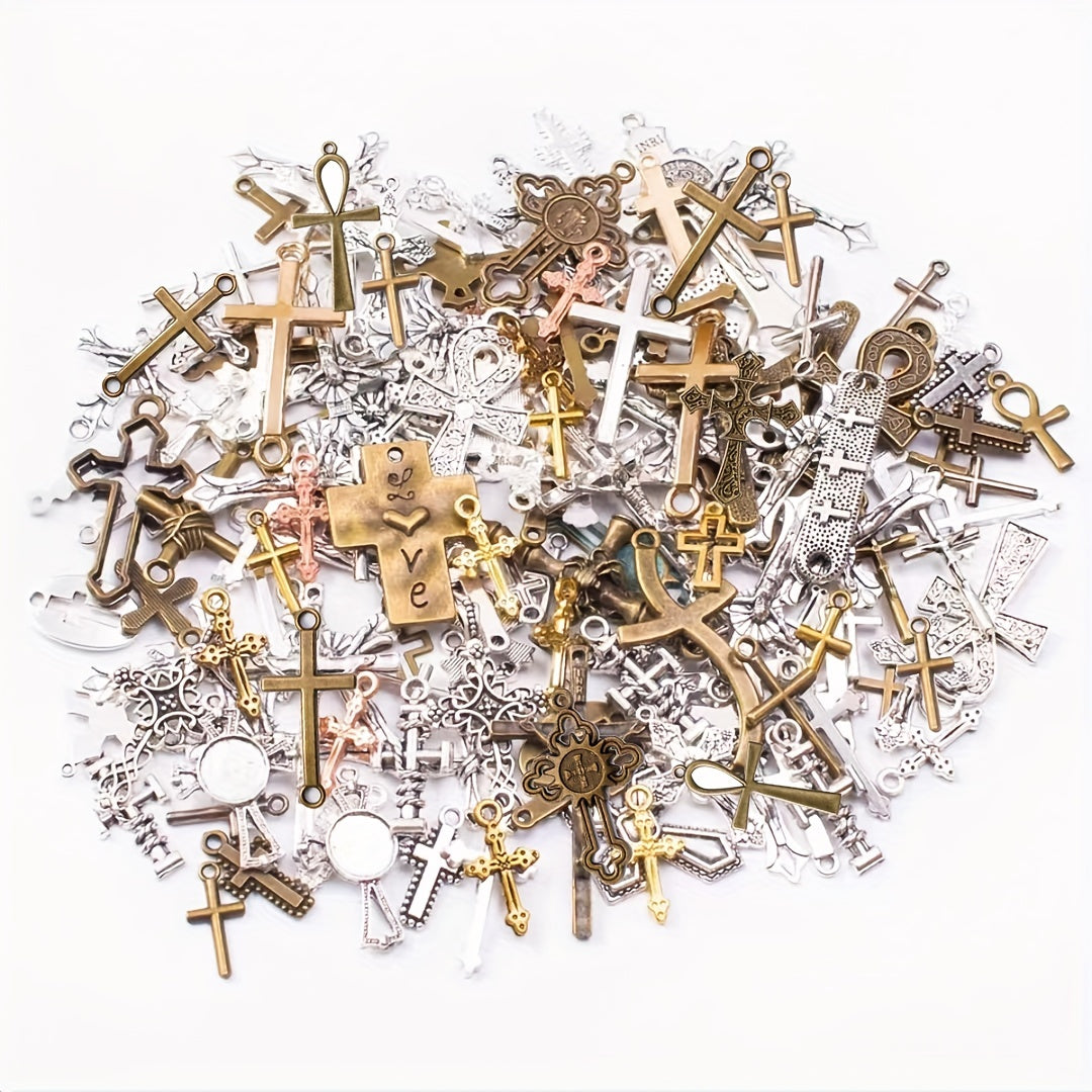 50g Mixed Metal Charms for Jewelry Making Keychain Bracelet Necklace