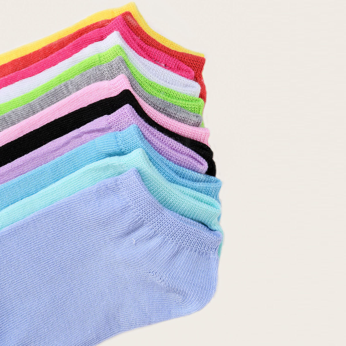 12 Pairs Women's Colorful Ankle Socks
