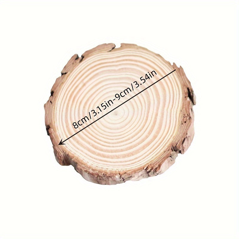 Gypsum Aromatherapy Candle Base Wooden Chip Round Decorative Tray