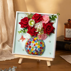 Craft Suppliers Kit DIY Artificial Flowers and Seaglass Art 3D Model Set
