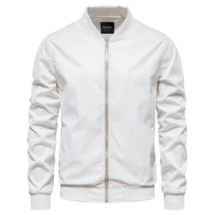 Men's Stand Collar Zipper Jacket Fall Winter