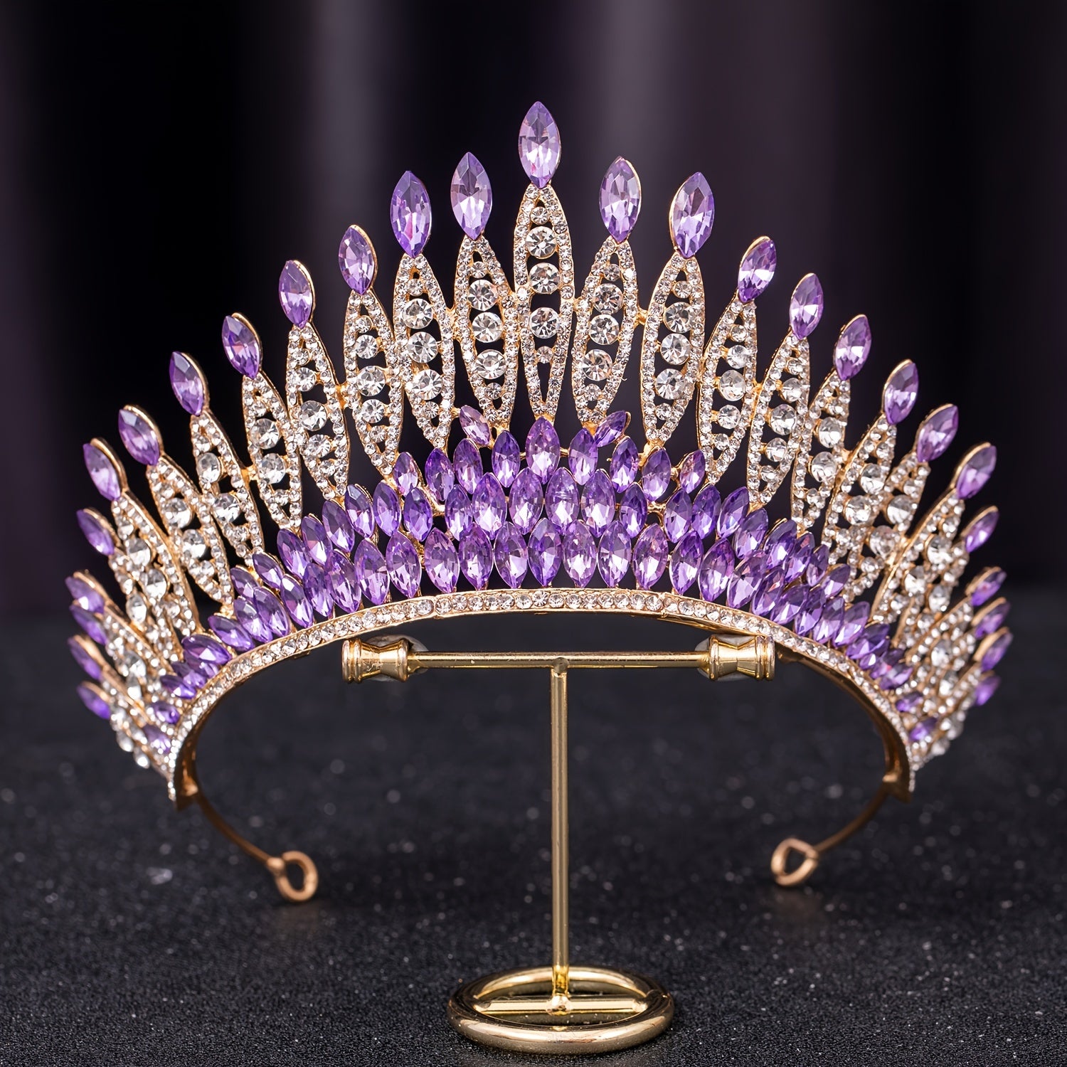 Rhinestone Crown Bridal Wedding Hairband Headband Tiara Birthday Cosplay