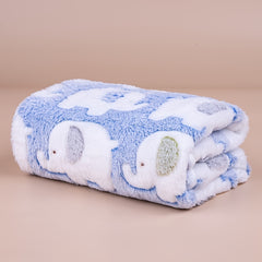 Cute Elephant Pet Blanket for Dogs & Cats, Cozy Winter Blanket for Extra Warmth