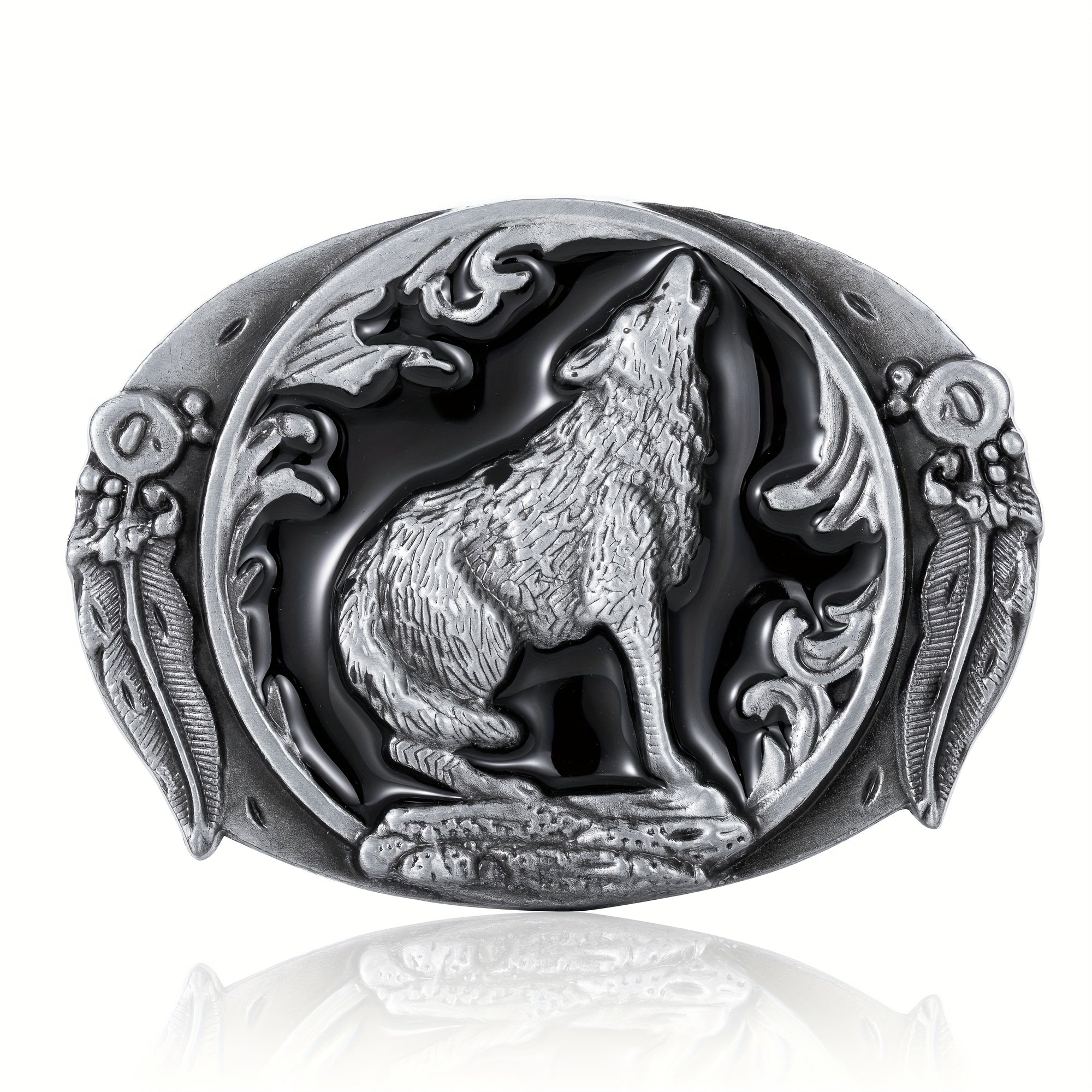 Western Cowboy Belt Buckle Animal Wolf Men Domineering Novelty Gift