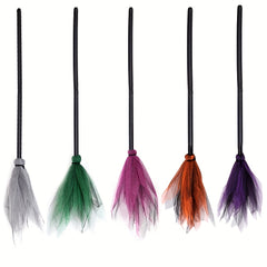 Halloween Broom Detachable Props Ghost Party Decoration Supplies