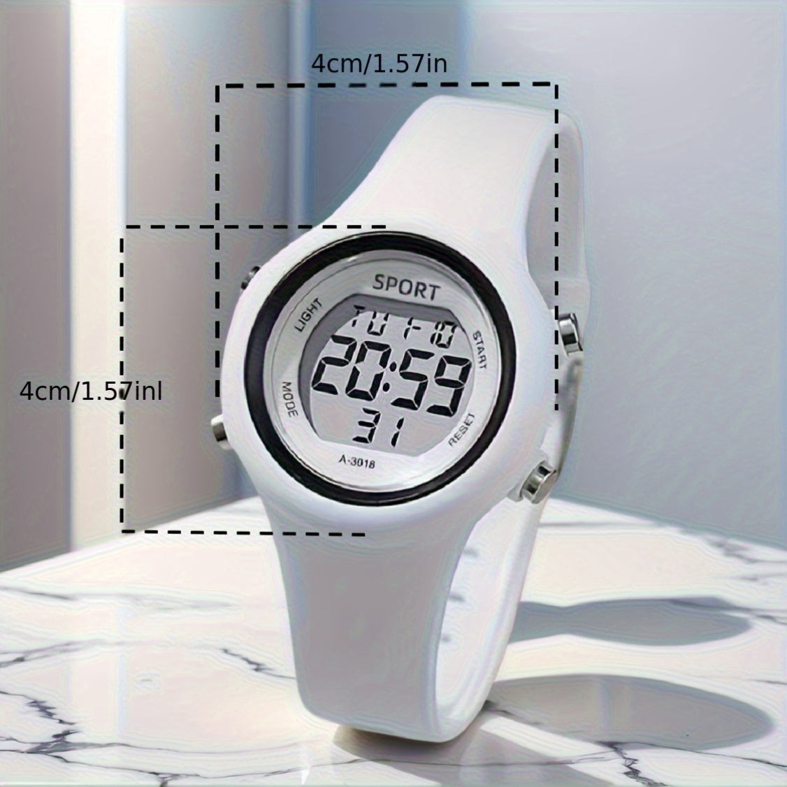 Large Digital Watch with Alarm Timer Multifunctional Luminous Stylish