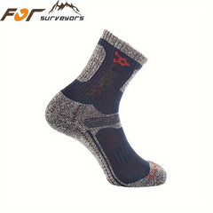 Thickened Padded Crew Socks for Mountaineering & Hiking