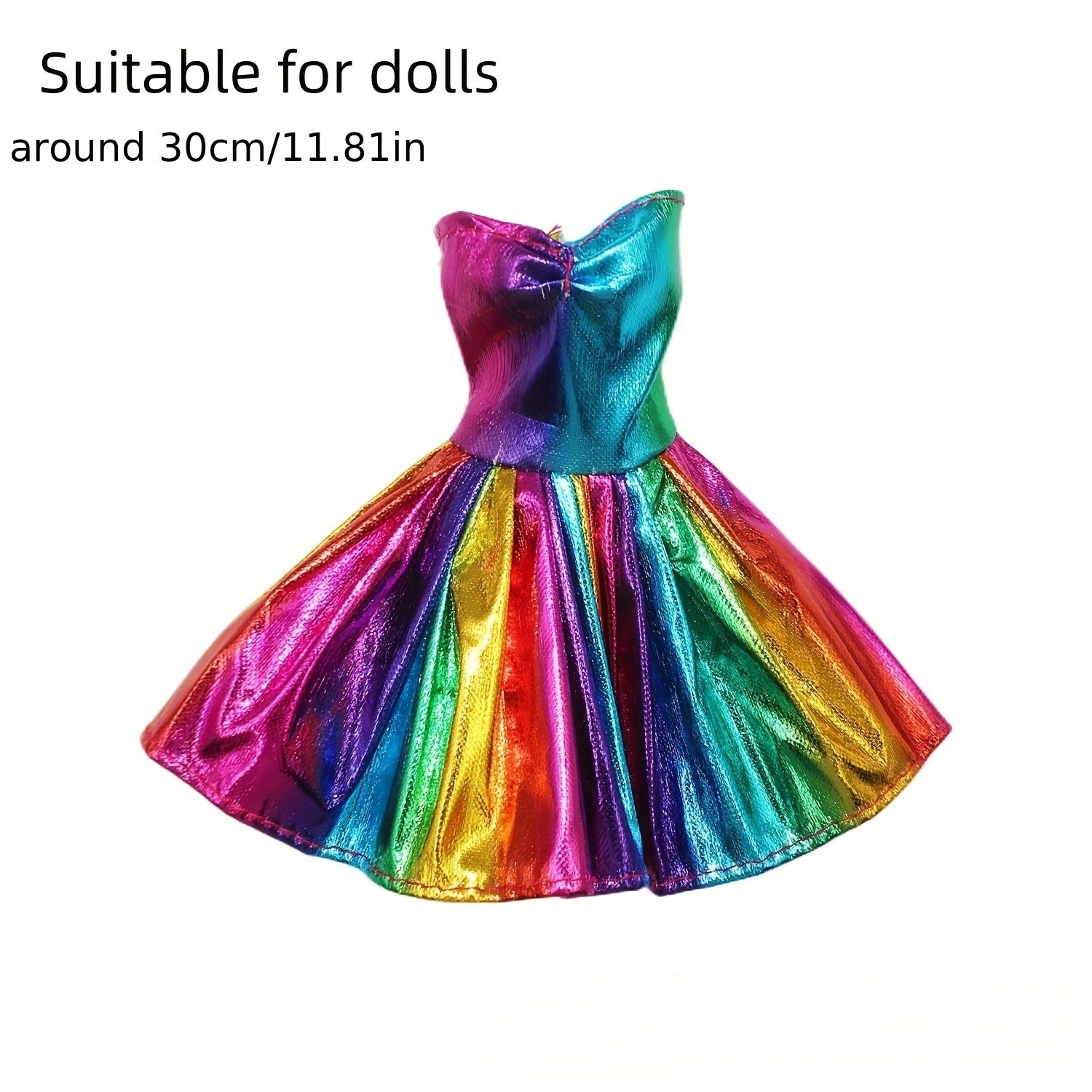 1pc Toy Doll Changing Doll Clothes Dress - Doll Not Included