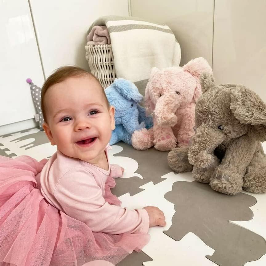 Plush Soft Elephant Teddy Bear Cuddling Baby Gift Toy Baby Pink Elephant