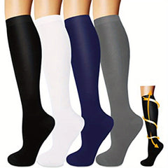 Copper Compression Socks - Medical Circulation Support for Running & Nursing