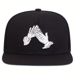 Adjustable Hands Print Baseball Cap for Outdoor Sport
