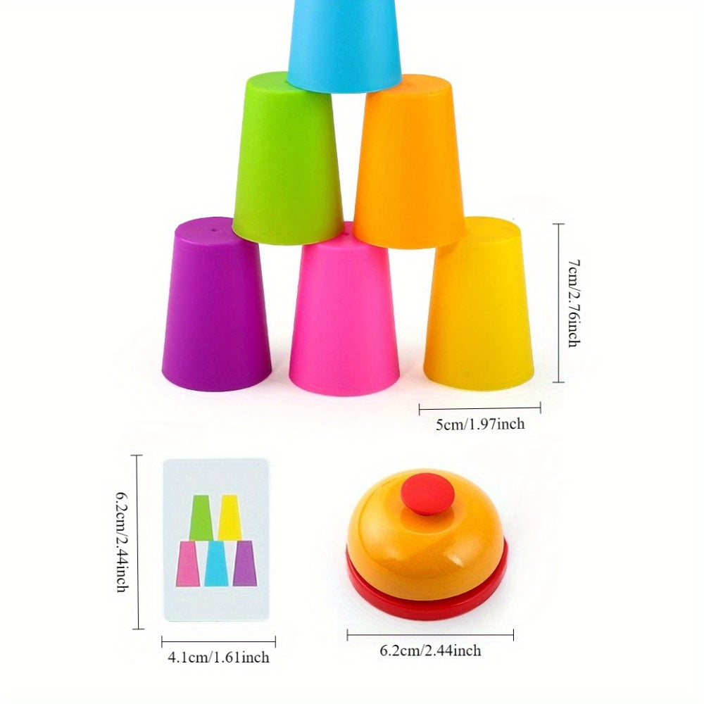 Stacking Cup Set Sensory Toy Educational Toy Great Gift Cup Stacking Battle