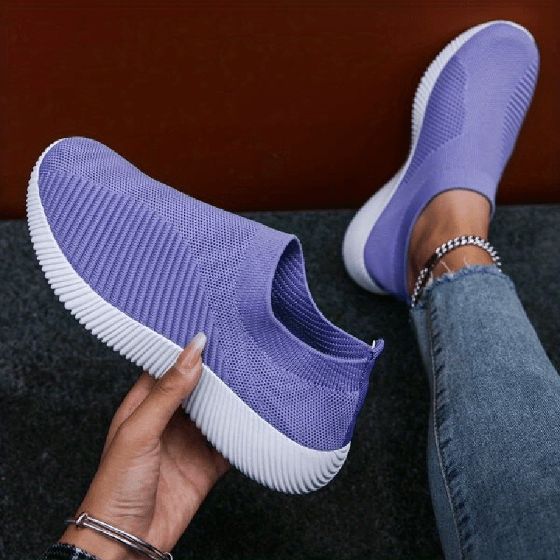 Women's Mesh Socks Shoes Slip On Walking Shoes