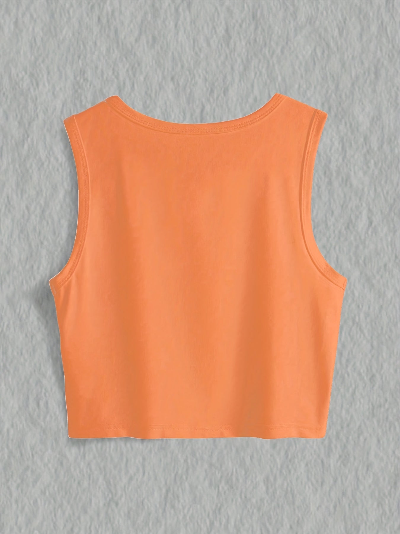 Letter Print Sleeveless Tank Top for Women