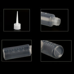 4pcs 40ml Self Leveling Construction Bottles with Pointed Mouth