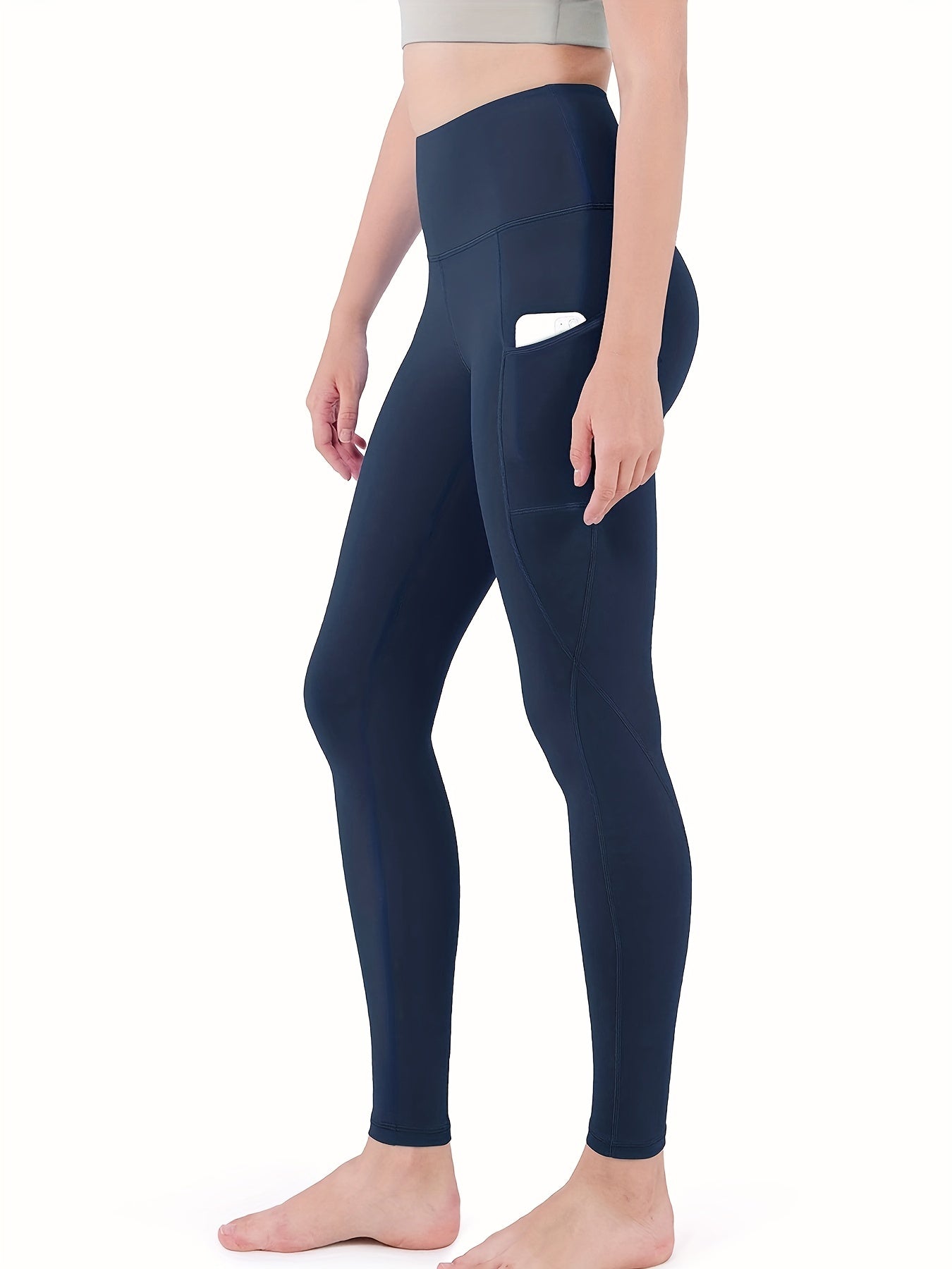 High Waist Leggings with Pockets for Women