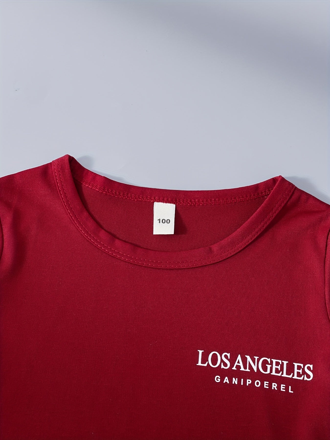 Boys Casual Letter Graphic Print T shirt&Shorts&Hat Set