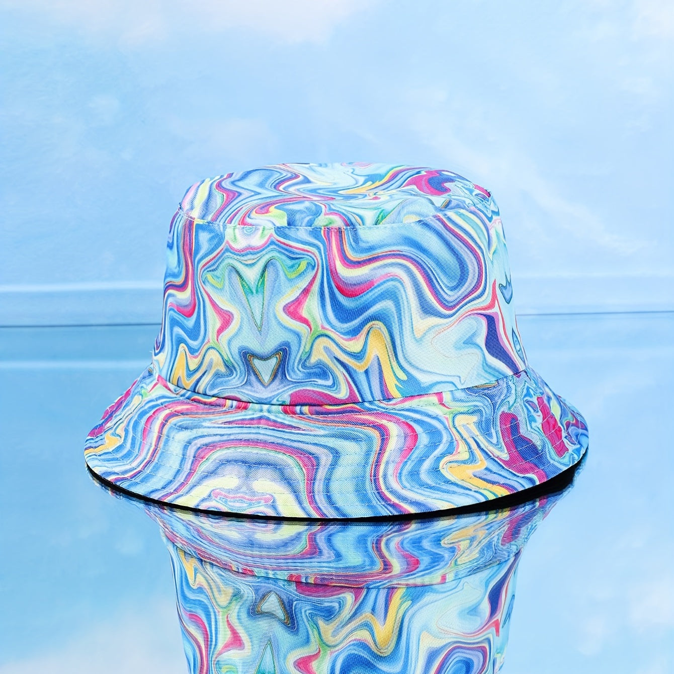 Men's Tie Dye Sunshade Bucket Hat
