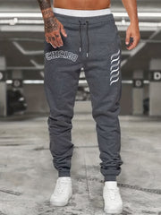 CHICAGO Graphic Print Men's Stylish Sweatpant Casual Jogger Pants