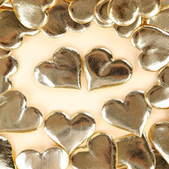 50pcs Golden 3D Sponge Heart Flower Throwing