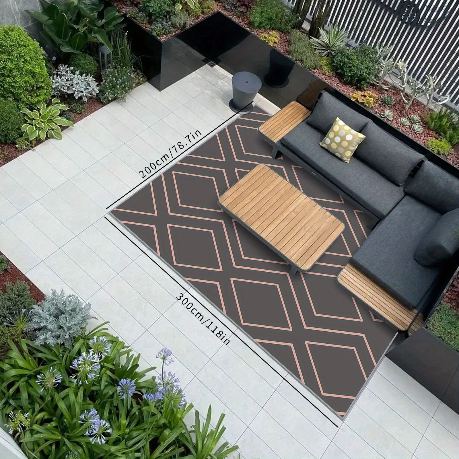 High-end Light Velvet Carpet for Living Room Sofa