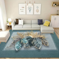 Nordic Style Soft Living Room Area Rug Modern Minimalist Design