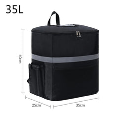 15/35L Large Thermal Food Bag Cooler Bag Fresh Keeping Backpack Insulated Bag