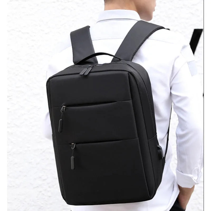 15.6 Inch Laptop Backpack USB Charging Men Notebook Bagpack School Bag