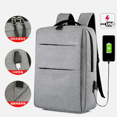 15.6 Inch Laptop Backpack,Waterproof School Bag with Charging Interface