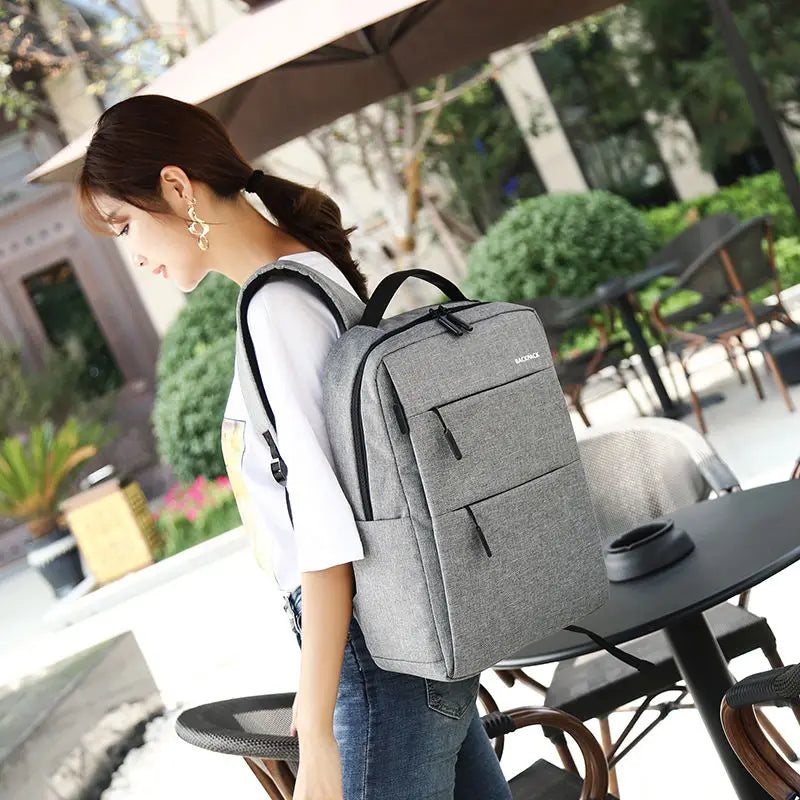 15.6 Inch Laptop Backpack,Waterproof School Bag with Charging Interface