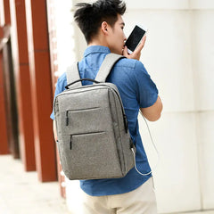 15.6 Inch Laptop Backpack,Waterproof School Bag with Charging Interface