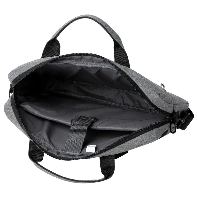 15.6 Inch Laptop Bag Business Briefcase Men Women Handbag with Shoulder Strap