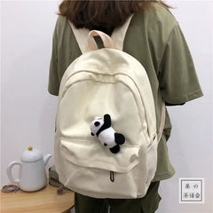 Waterproof Oxford School Bag for Teenager,Black