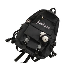 Waterproof Oxford School Bag for Teenager,Black