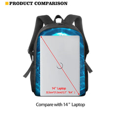 3D Pattern Student Book Bag Kids Backpack Canvas School Bags for Boys Girls