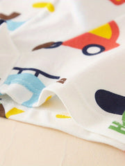 3pcs Boys Boxer Briefs Colorful Cars Print Underwear