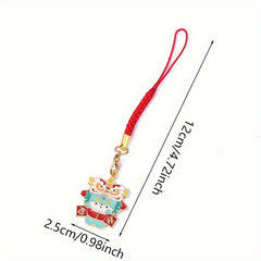 Dragon Keychain Chinese Style Year Gift Pendant Key Chain