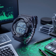 Youth Waterproof Timer Boys' Watch with Alarm