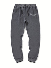LA Casual Stretch Graphic Joggers Men's Sweatpants