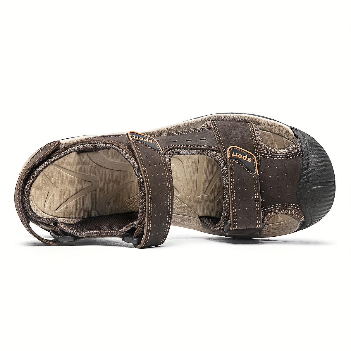 Men's Breathable Closed Toe Sandals Non Slip Beach Shoes