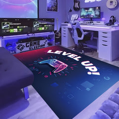 Gaming Area Rug Game Controller Pattern Decorative Carpet