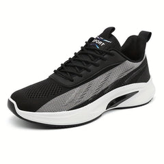Men's Lightweight Woven Knit Sport Shoes for Running