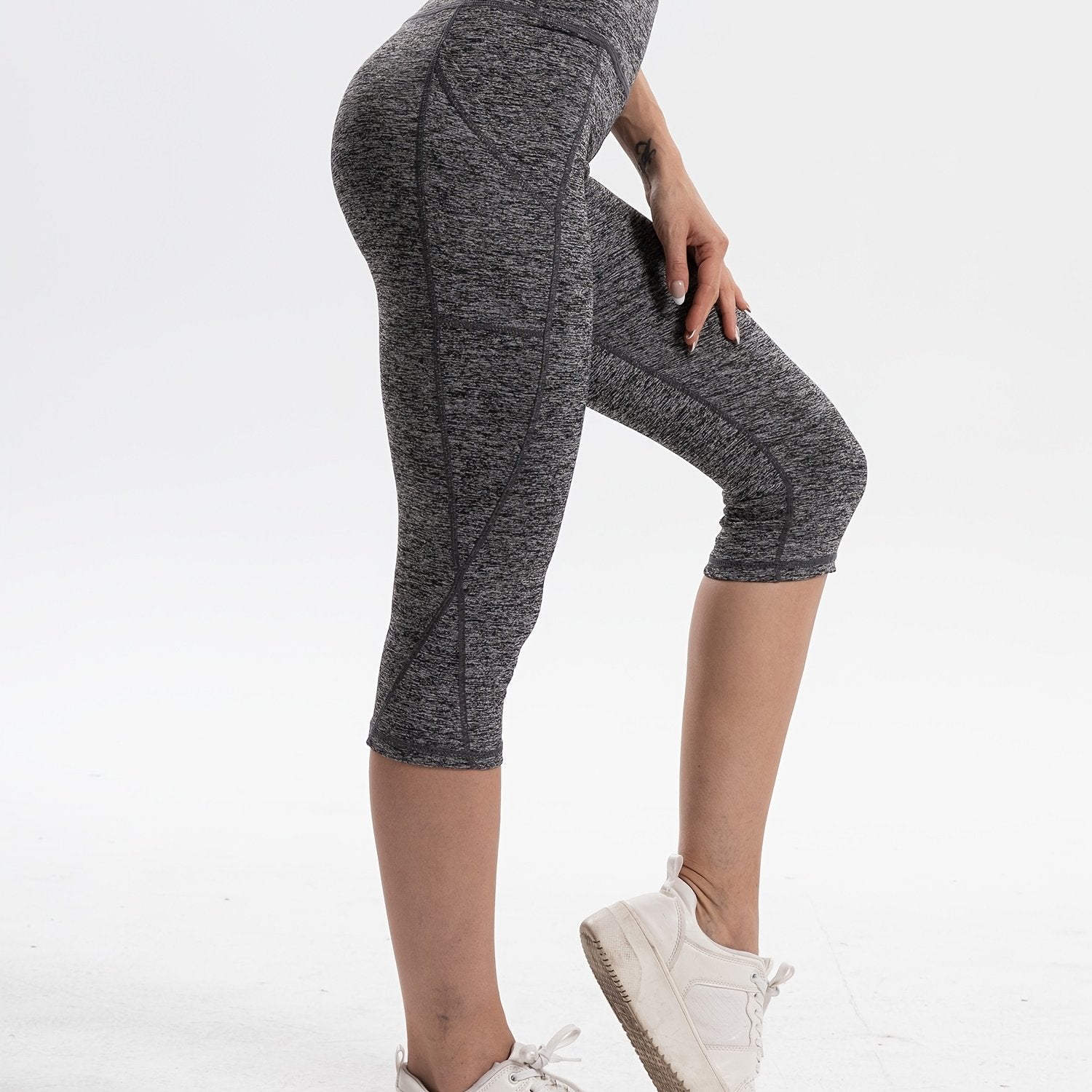 High Waist Leggings with Phone Pocket for Yoga